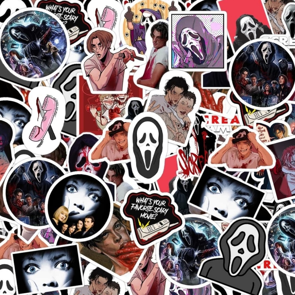 10 scream stickers